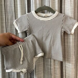 Quincy mae ribbed set 6-12 m